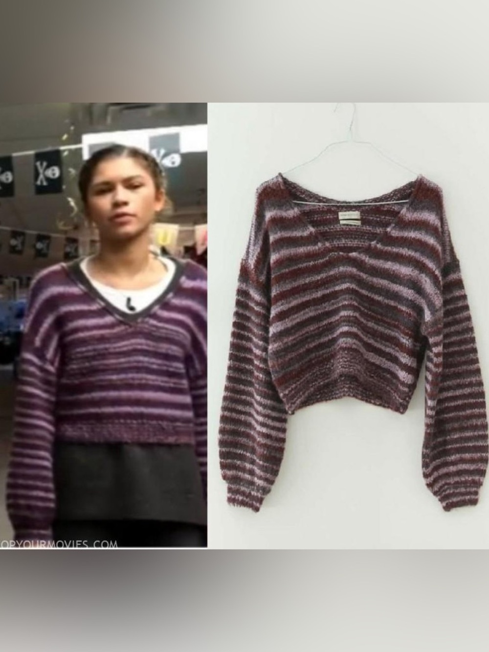 Urban Outfitters Lyra Pullover Sweater worn by Zendaya in Spiderman No Way Home
